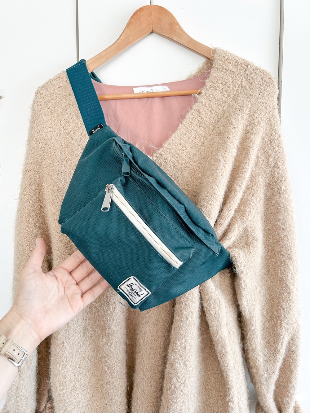 Herschel Supply Company Green Crossbody Sling Pack